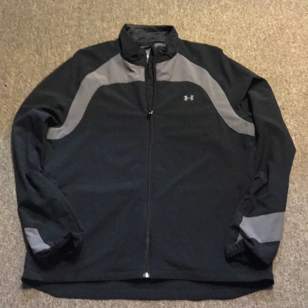 Under armor full zip nylon jacket